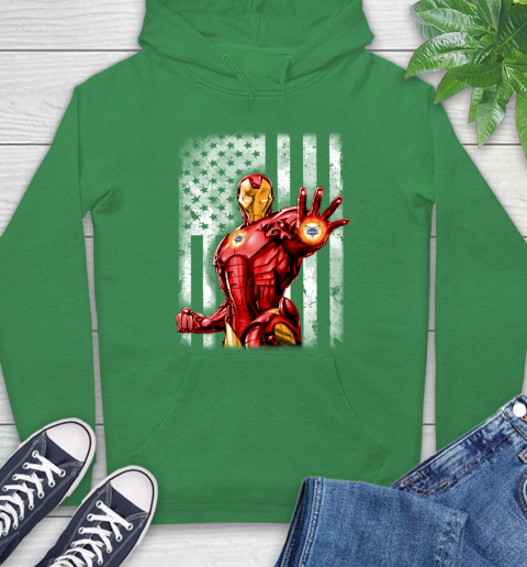 Charlotte Hornets Nba Basketball Iron Man Avengers American Flag