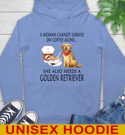 Women cannot survive on coffee alone she also need a GOLDEN tshirt 22