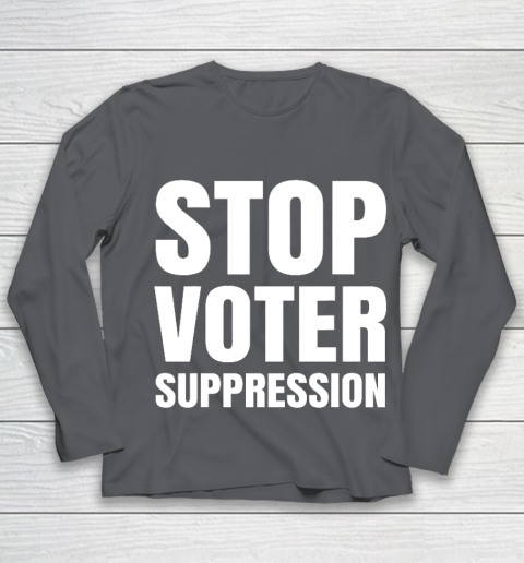 Black Voters Matter Protect The Vote Stop Voter Suppression Youth Long Sleeve 6