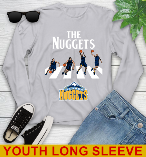 NBA Basketball Denver Nuggets The Beatles Rock Band Shirt Youth Long Sleeve 5