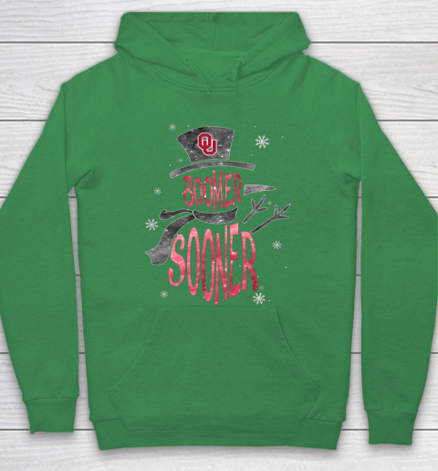 Oklahoma Sooners Christmas Snowman Hoodie 5