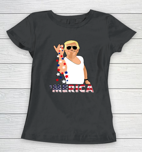 Patriotic Trump Bae 4th of July America Freedom Day Women's T-Shirt