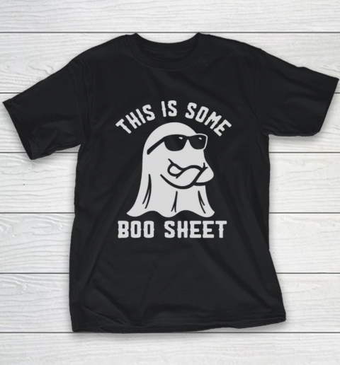 This Is Some Boo Sheet Shirt Funny Ghost Spooky Cute Youth T-Shirt