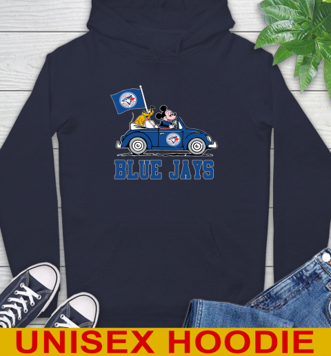 MLB Baseball Toronto Blue Jays Pluto Mickey Driving Disney Shirt Hoodie 4