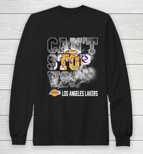 NBA Los Angeles Lakers Basketball Can't Stop Vs Long Sleeve T-Shirt