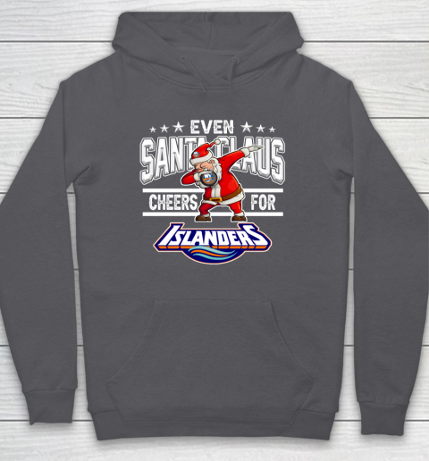 New York Islanders Even Santa Claus Cheers For Christmas NHL Hoodie 4