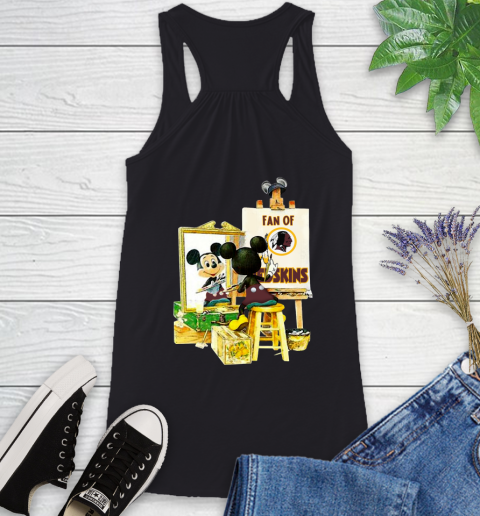 NFL Football Washington Redskins Mickey Drawing Shirt 37