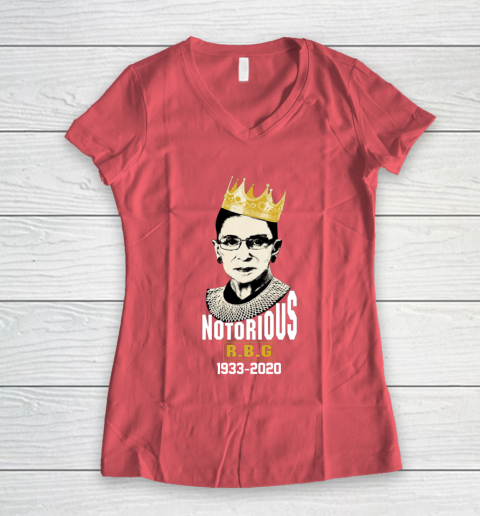 Notorious RBG 1933  2020 Ruth Bader Ginsburg Political Women's V-Neck T-Shirt 4