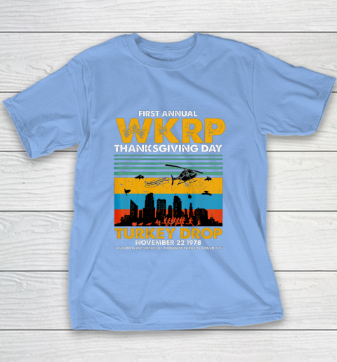 Wkrp Turkey Drop Shirt Turkey Drop T Shirt Turkey Drop Retro Youth T-Shirt 8