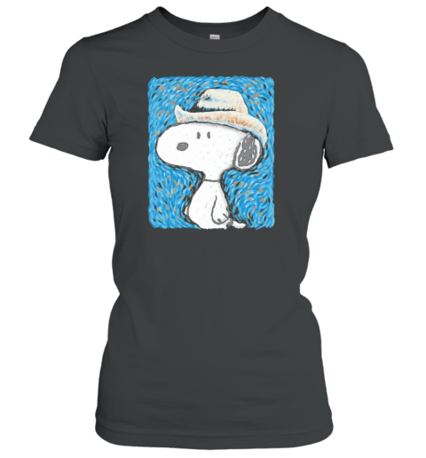 Snoopy Van Gogh Snoop Van Dogh Women's T-Shirt