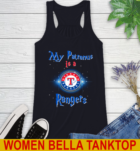MLB Baseball Harry Potter My Patronus Is A Texas Rangers Racerback Tank 8