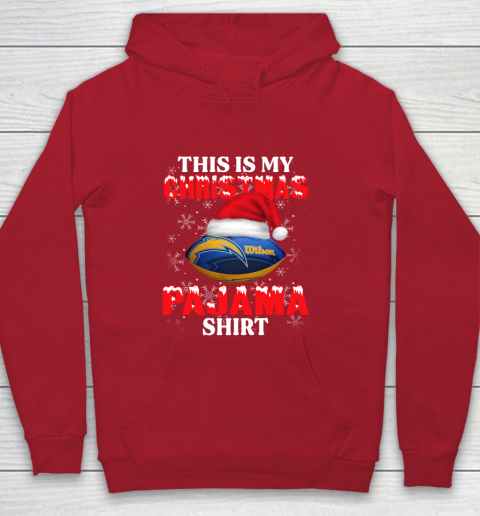 Los Angeles Chargers This Is My Christmas Pajama Shirt NFL Youth Hoodie 7