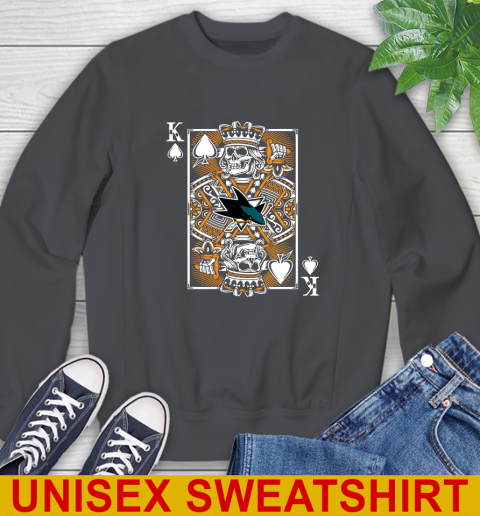 San Jose Sharks NHL Hockey The King Of Spades Death Cards Shirt Sweatshirt 7