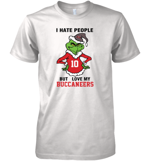 I Hate People But I Love My Buccaneers Tampa Bay Buccaneers NFL Teams Premium Men's T-Shirt