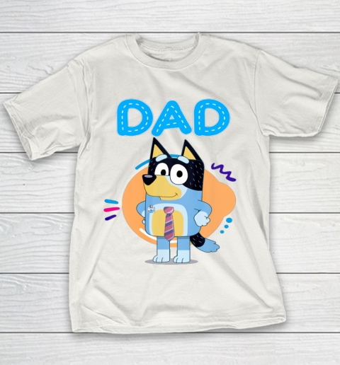 Bluey Dad Lover Forever Father's Day Youth T-Shirt 2