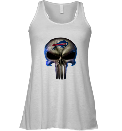 Buffalo Bills The Punisher Mashup Football Racerback Tank