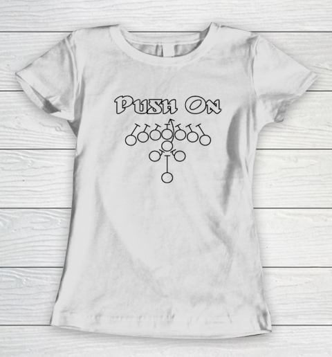 Philadelphia Eagles Push On Tush Push Women's T-Shirt