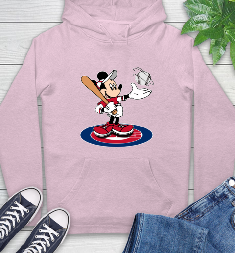 MLB Baseball Chicago Cubs Cheerful Mickey Disney Shirt Hoodie 10