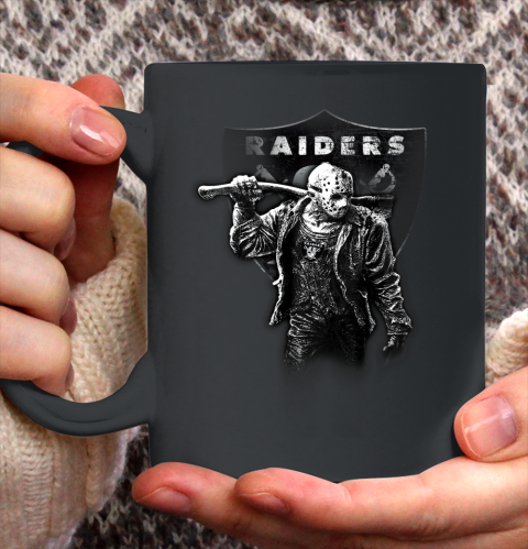 Halloween Horror Football Team Oakland Raider Fan Ceramic Mug 11oz