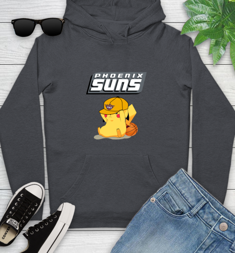 NBA Pikachu Basketball Sports Phoenix Suns Youth Hoodie 8