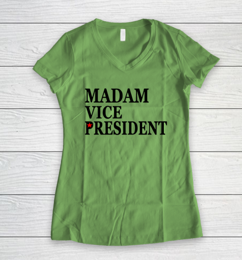 Madam Vice President Women's V-Neck T-Shirt 5