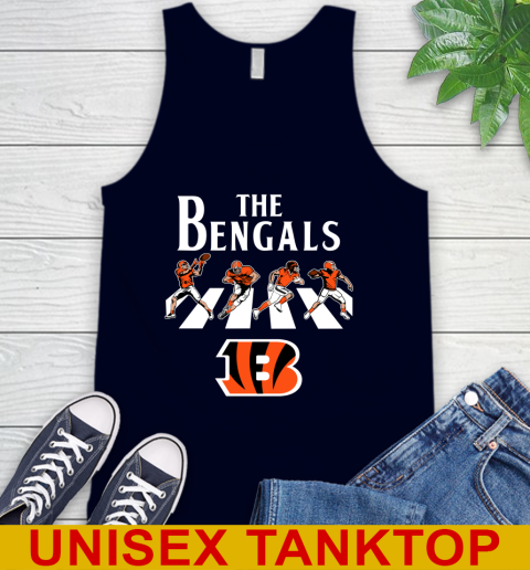 NFL Football Cincinnati Bengals The Beatles Rock Band Shirt Tank Top 2
