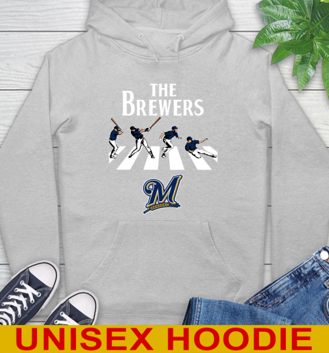 MLB Baseball Milwaukee Brewers The Beatles Rock Band Shirt Hoodie 6