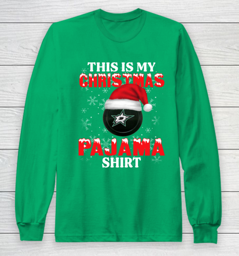 Dallas Stars This Is My Christmas Pajama Shirt NHL Long Sleeve T-Shirt 4