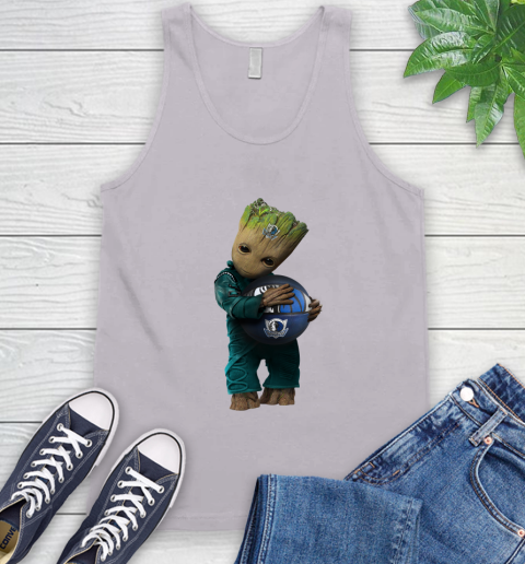 NBA Groot Guardians Of The Galaxy Basketball Sports Dallas Mavericks Tank Top 4