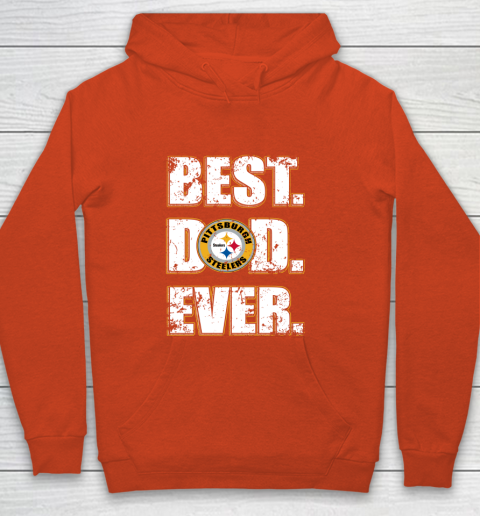 NFL Pittsburgh Steelers Football Best Dad Ever Family Shirt (1) Youth Hoodie 3