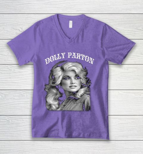 Dolly Parton Classic Vintage V-Neck T-Shirt 8