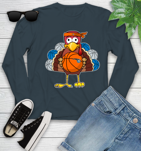 Orlando Magic Turkey thanksgiving day Youth Long Sleeve 8