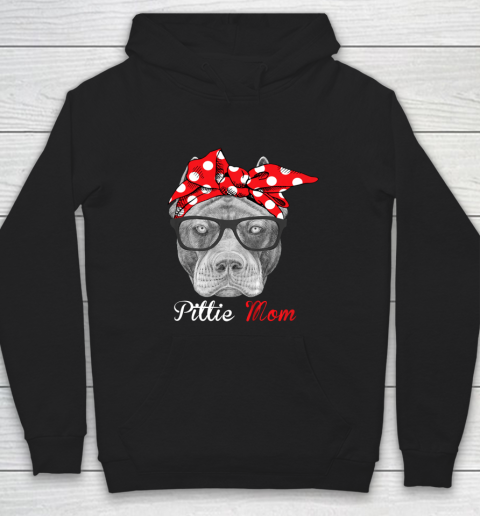 Dog Mom Shirt Pittie Mom Shirt for Pitbull Dog Lovers Mothers Day Hoodie