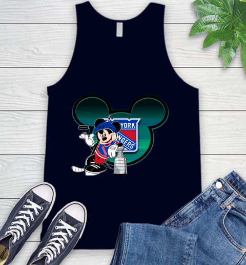 NHL New York Rangers Stanley Cup Mickey Mouse Disney Hockey T Shirt Tank Top 3