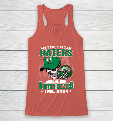 Listen Haters It is CELTICS Time Baby NBA Racerback Tank 3