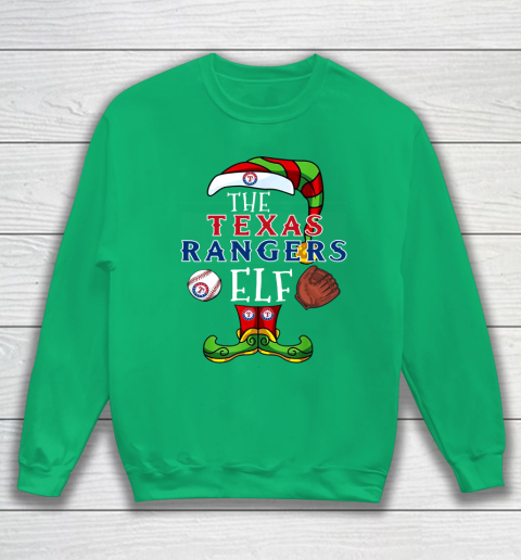Texas Rangers Christmas ELF Funny MLB Sweatshirt 5
