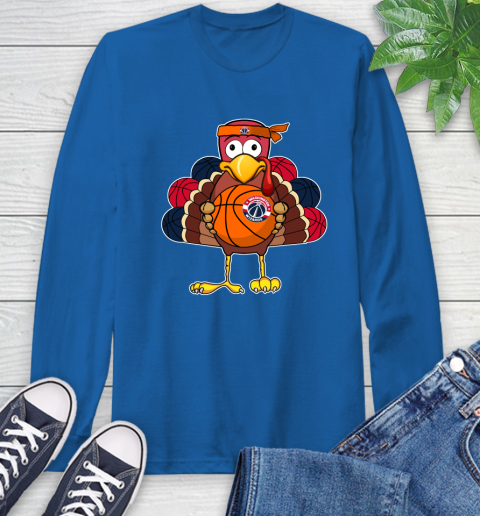Washington Wizards Turkey thanksgiving day Long Sleeve T-Shirt 9