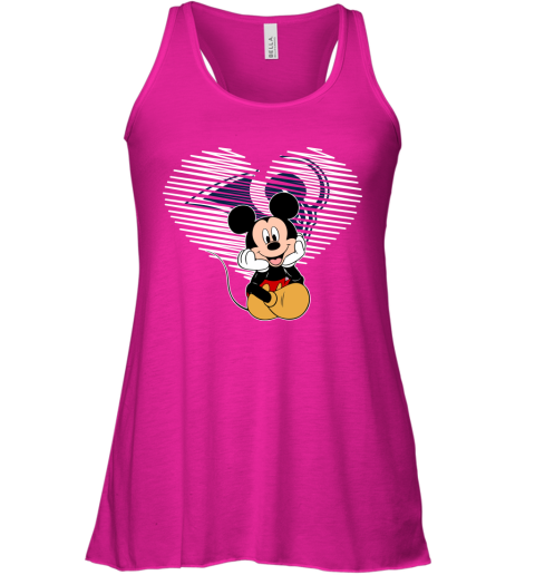 NFL Los Angeles Rams The Heart Mickey Mouse Disney Football T Shirt z6QXlQQNBz9 flowy tank 32 95 151514 front neon pink