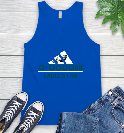 Philadelphia Eagles NFL Football A Badass Adidas Adoring Fan Sports Tank Top - Image 5