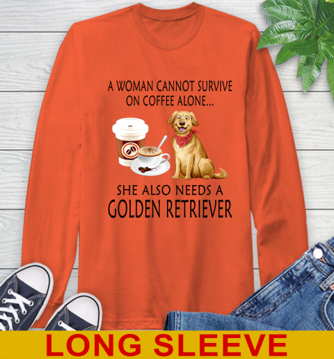 Women cannot survive on coffee alone she also need a GOLDEN tshirt 49