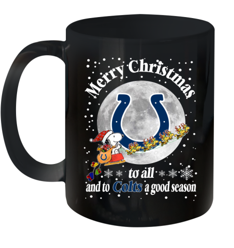 Indianapolis Colts Merry Christmas To All And To Colts A Good Season NFL Football Sports Ceramic Mug 11oz