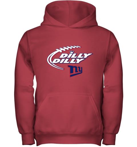 NFL New York Giants Dilly Dilly Football Sports XunOXWmNkMo youth hoodie 43 95 151514 front red