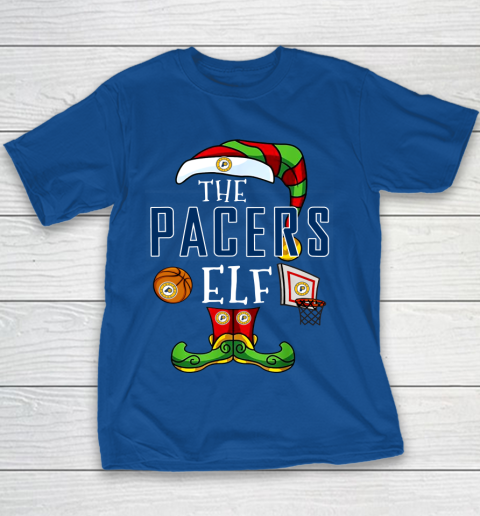 Indiana Pacers Christmas ELF Funny NBA Youth T-Shirt - Image 7