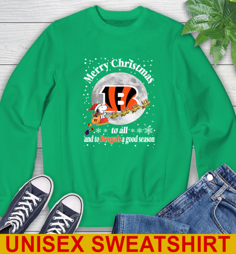 Cincinnati Bengals Merry Christmas To All And To Bengals A Good Season NFL Football Sports Sweatshirt 8