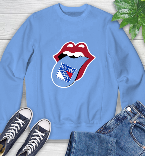 New York Rangers NHL Hockey Lips I Root For My Team Adoring Fan 35