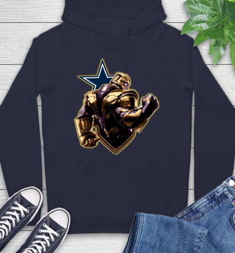 NFL Thanos Avengers Endgame Football Sports Dallas Cowboys Hoodie 4
