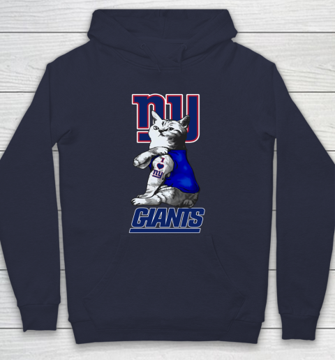 NFL Football My Cat Loves New York Giants Hoodie 2