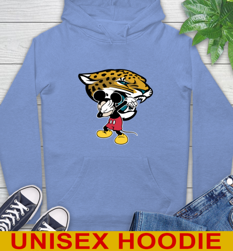 Jacksonville Jaguars NFL Football Dabbing Mickey Disney Sports Hoodie 11
