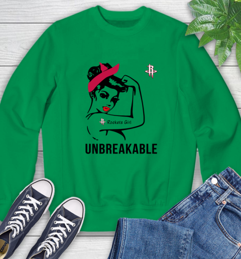 NBA Houston Rockets Girl Unbreakable Basketball Sports Sweatshirt 4