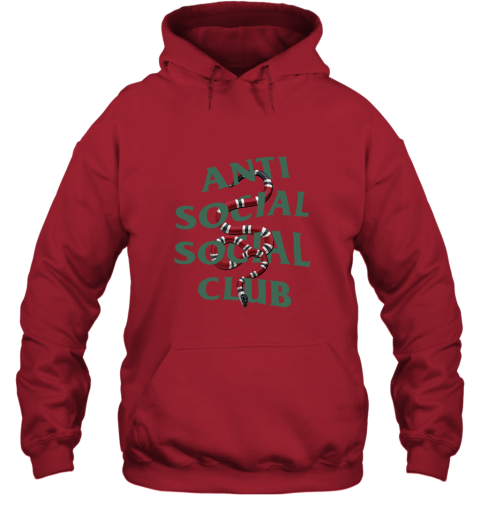 Anti social social on sale club snake hoodie